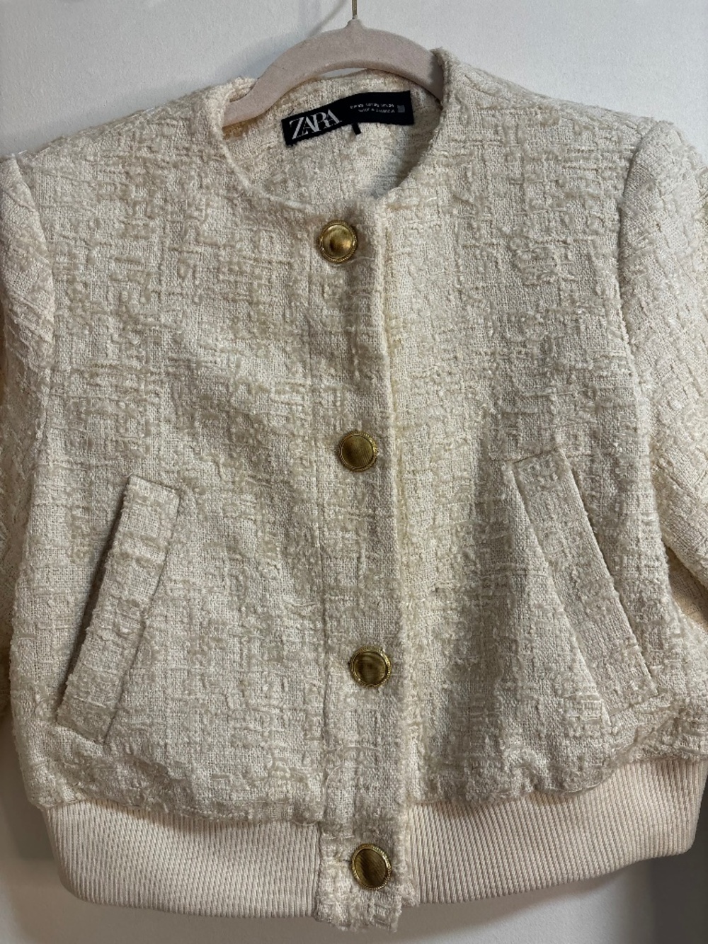 Bomber jacket tweed style